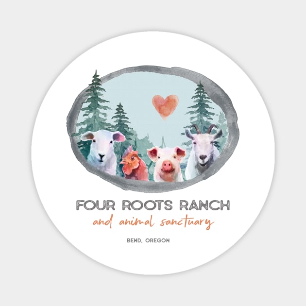 Four Roots Ranch & Sanctuary Magnet by Four Roots Ranch & Sanctuary